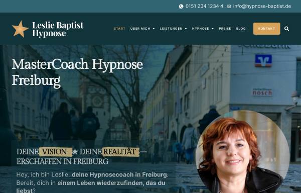 Vorschau von www.hypnose-baptist.de, MasterCoach Hypnose Freiburg