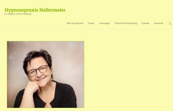 Vorschau von www.hypnosepraxis-hallermeier.de, Hypnosepraxis Hallermeier