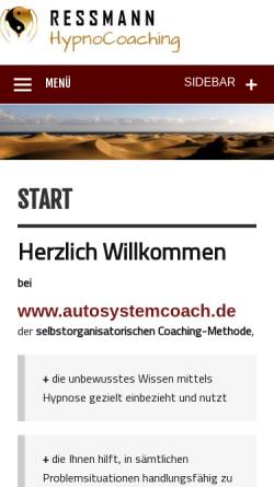 Vorschau der mobilen Webseite autosystemcoach.de, Lutz Ressmann