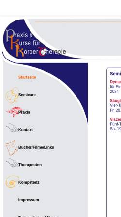 Vorschau der mobilen Webseite www.cranioschule-wode.de, Praxis und Kurse für Körpertherapie Sonja Wode