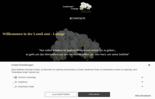 Vorschau von www.lomilomi-lounge.de, LomiLomi Lounge