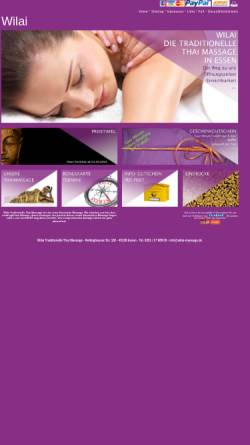 Vorschau der mobilen Webseite www.wilai-massage.de, Wilai - Traditonelle Thai-Massage