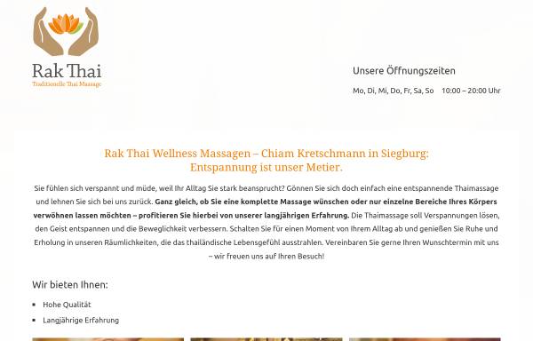 Vorschau von www.rakthai-wellness.de, Rak Thai Massage
