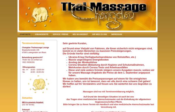 Vorschau von www.changdao-thaimassage.de, Changdao Thai Massage Lounge
