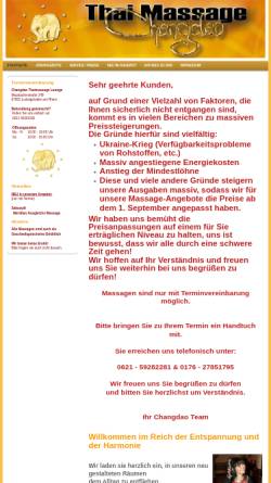 Vorschau der mobilen Webseite www.changdao-thaimassage.de, Changdao Thai Massage Lounge