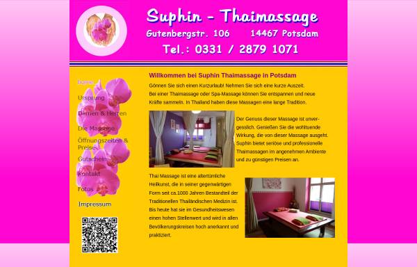 Vorschau von www.suphin-massage.de, Suphin-Thai-Massage