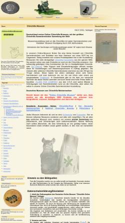 Vorschau der mobilen Webseite www.chinchilla-museum.de, Chinchilla Hobbyzucht in Solingen