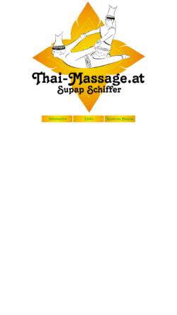 Vorschau der mobilen Webseite www.thai-massage.at, Massageinstitut Schiffer