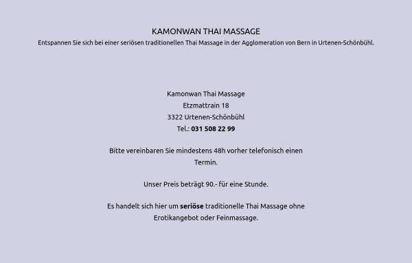 Vorschau von kamonwan-thai-massage.ch, Kamonwan Thai Massage