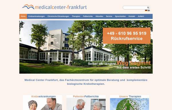 Vorschau von www.medicalcenter-frankfurt.com, Medical Center Frankfurt