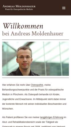 Vorschau der mobilen Webseite am-om.de, Andreas Moldenhauer
