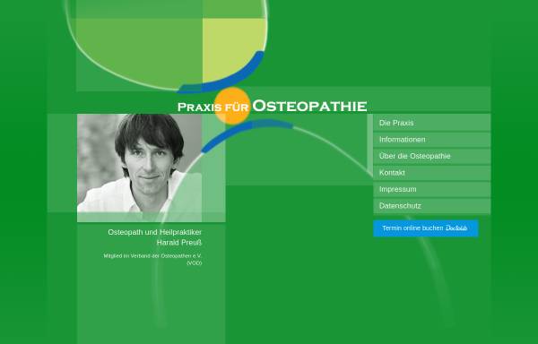 Vorschau von www.osteopathie-preuss.de, Harald Preuß - Praxis für Osteopathie
