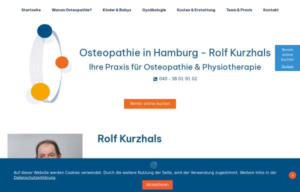 Vorschau von osteopath-hamburg.de, Kurzhals, Rolf Osteopathie