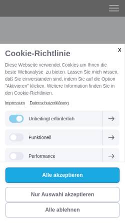 Vorschau der mobilen Webseite www.osteopathie-bensheim.de, Sabine Hitter