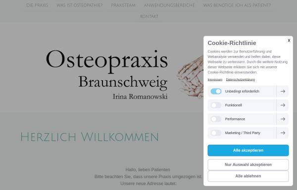 Vorschau von www.osteopraxis-braunschweig.de, Osteopraxis Braunschweig