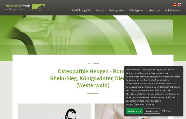 Vorschau von www.osteopathie-hebgen.de, OsteopathiePraxis Eric Hebgen