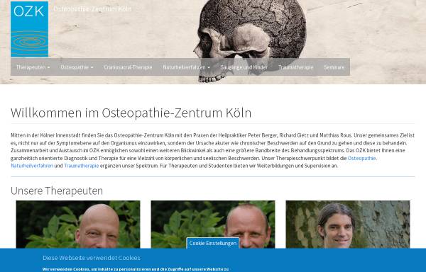 Osteopathie-Zentrum Köln Peter Berger, Richard Gietz, Matthias Rous