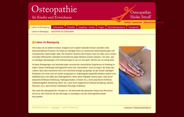 Vorschau von www.leipzig-osteopathie.de, Osteopathie für Kinder und Erwachsene