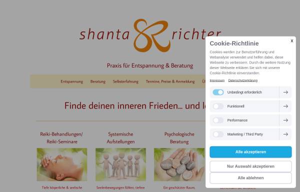 Vorschau von www.shanta-richter.de, Shanta Richter