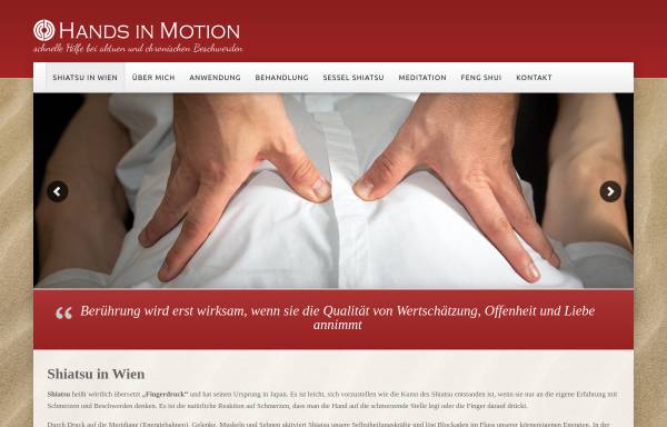 Vorschau von www.handsinmotion.at, Hands in Motion