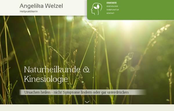 Vorschau von www.naturheilpraxis-welzel.de, Heilpraktikerin Angelika Welzel