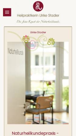 Vorschau der mobilen Webseite www.ulrike-stadler.de, Ulrike Stadler