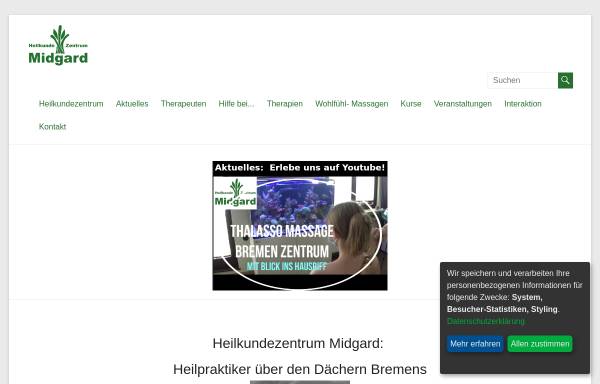 Vorschau von www.heilkundezentrum-midgard.de, Heilkundezentrum Midgard