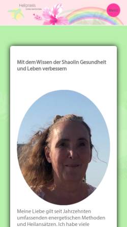 Vorschau der mobilen Webseite www.gentle-healing.de, Günes Sandra Kale