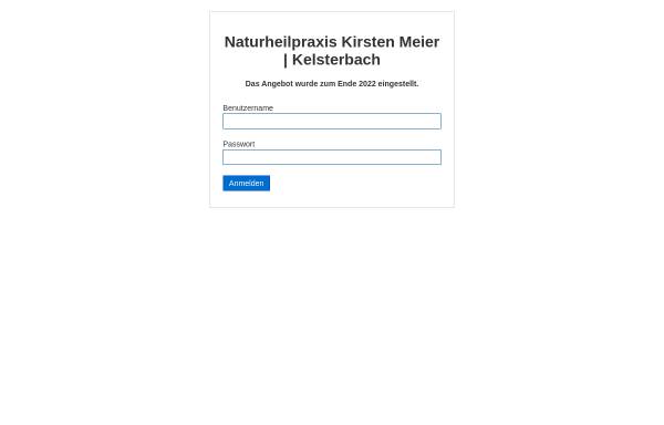 Vorschau von www.naturheilpraxis-kelsterbach.de, Kirsten Meier