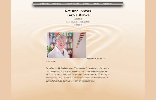 Vorschau von naturheilpraxis-klinke.de, Klinke, Karola