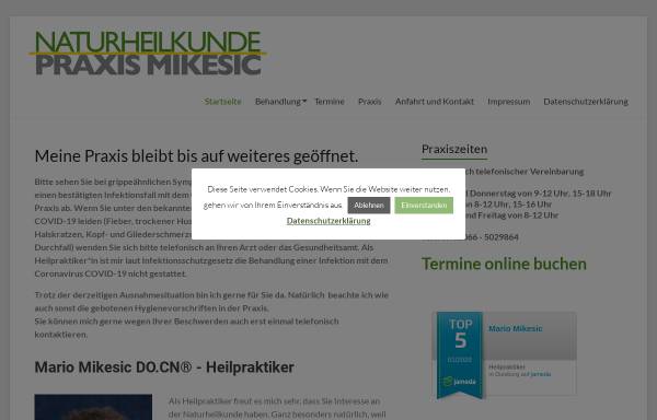 Vorschau von www.osteopath-duisburg.de, Mikesic, Mario