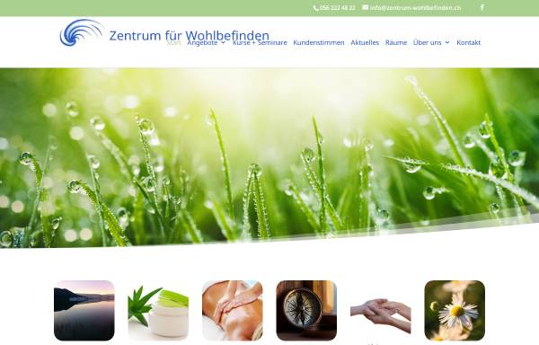 Vorschau von www.zentrum-wohlbefinden.ch, Zentrum für Wohlbefinden