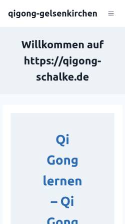 Vorschau der mobilen Webseite www.qigong-schalke.de, Qigong in Schalke