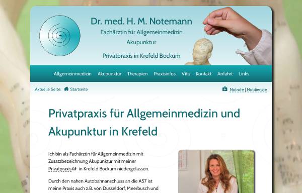Vorschau von www.dr-notemann.de, Dr. med. Helbe Notemann