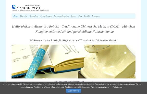 Vorschau von www.tcm-praxis.bayern, Alexandra Reimke