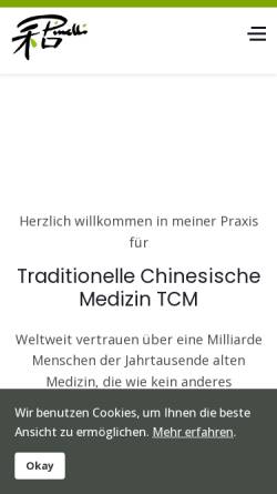 Vorschau der mobilen Webseite tcm-pinelli.ch, Monika Pinelli