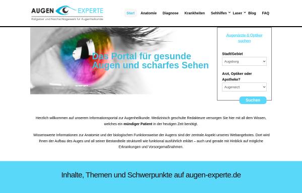 Vorschau von augen-experte.de, Augen-Experte