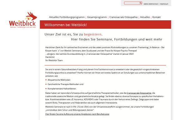 Vorschau von www.mehr-weitblick.de, Weitblick Seminare und Fortbildungen