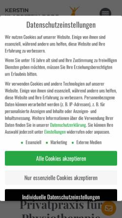 Vorschau der mobilen Webseite klappstein-bode.de, Atlantomed Atlaskorrektur Gesundheitszentrum Uetze