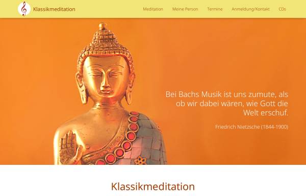 Vorschau von www.klassikmeditation.de, Praxis Klang & Raum