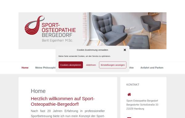 Vorschau von sport-osteopathie-bergedorf.de, Autogenes Training Bergedorf
