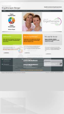 Vorschau der mobilen Webseite www.ergotherapiepraxis-berger.de, Ergotherapeutische Praxisgemeinschaft Heidrun Berger und Yvonne Berger