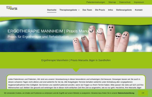 Vorschau von www.ergo-jaeger.de, Ergotherapie - Manuela Jäger