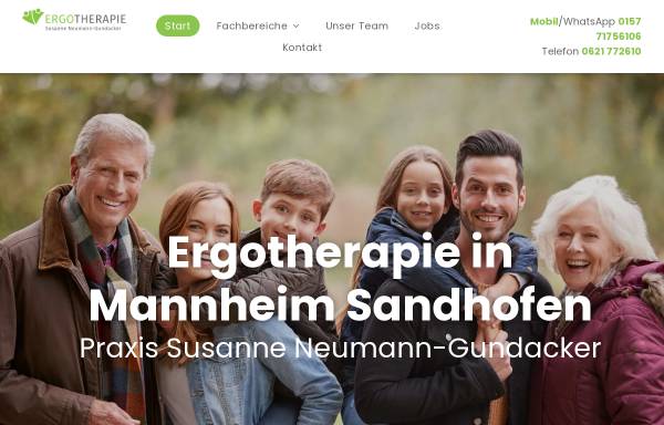 Vorschau von ergo-neumann-gundacker.de, Praxis für Ergotherapie Susanne Neumann-Gundacker