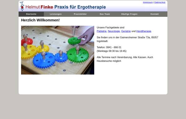 Vorschau von www.ergotherapie-finke.de, Helmut Finke