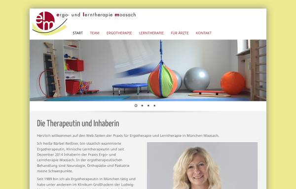 Vorschau von www.ergo-lerntherapie-moosach.de, Ergo- und Lerntherapie Moosach, Bärbel Reißner