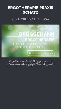 Vorschau der mobilen Webseite www.ergotherapie.praxis-schatz.de, Ergotherapie Praxis Johannes Schatz
