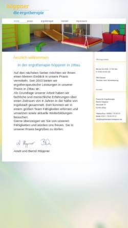 Vorschau der mobilen Webseite www.ergotherapie-hoeppner.de, Bernd Höppner Praxis für Ergotherapie