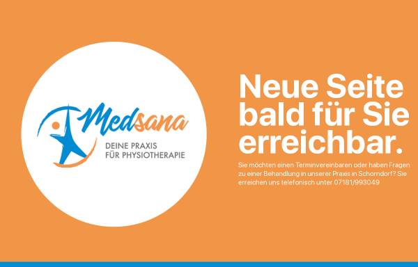Vorschau von www.medsana.de, Medsana - Ihre Praxis für Physiotherapie