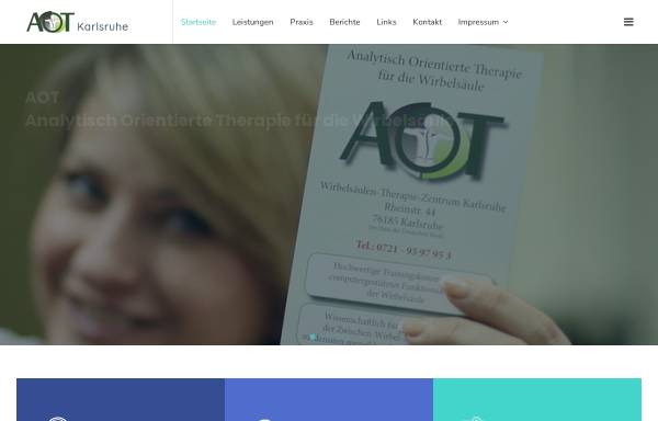Vorschau von www.aot-online.de, Aot Wirbelsäulen-Therapiezentrum